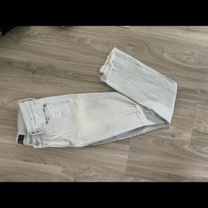 A&F light destroyed Denim
